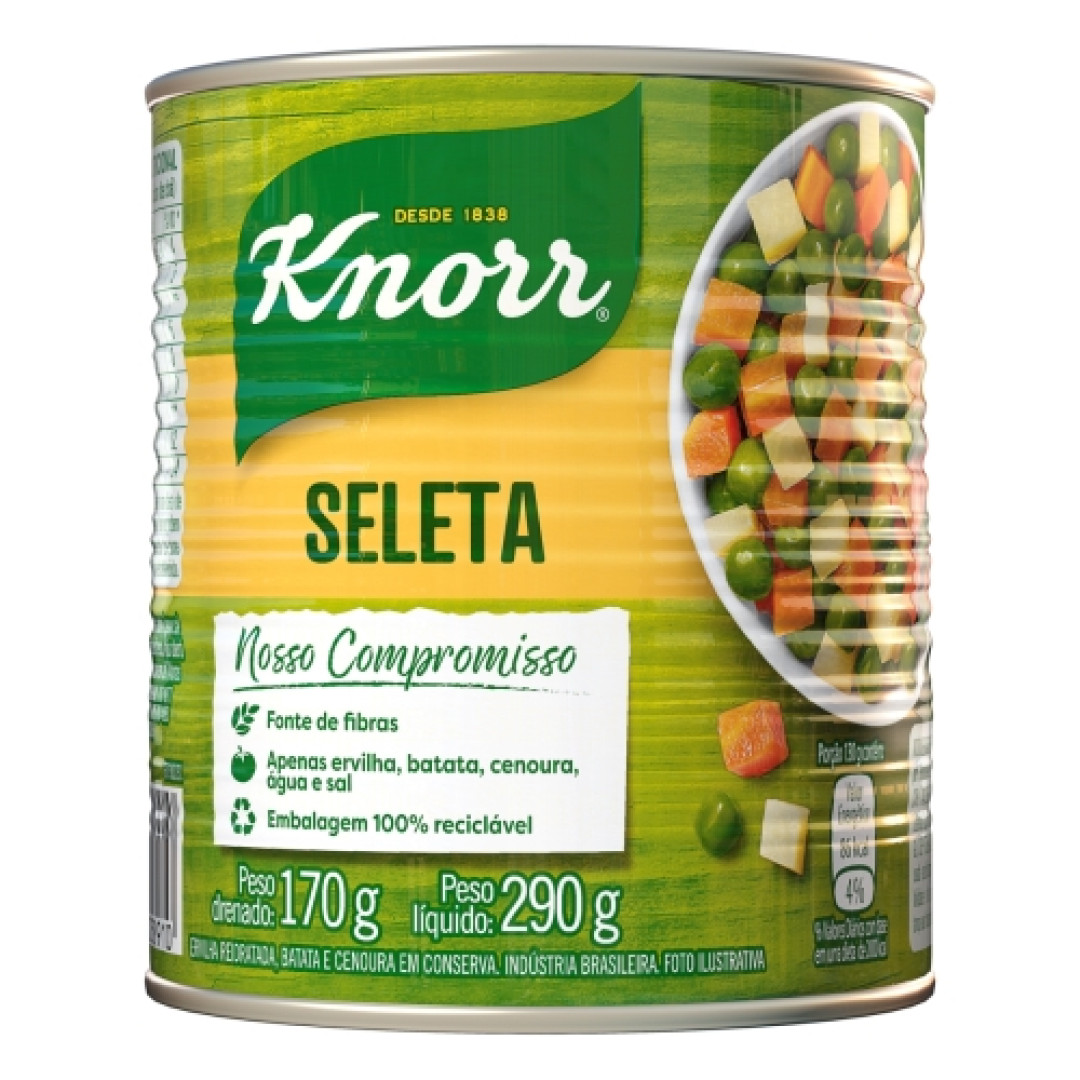 Detalhes do produto Seleta Legumes Knor Lt 290Gr Unilever .