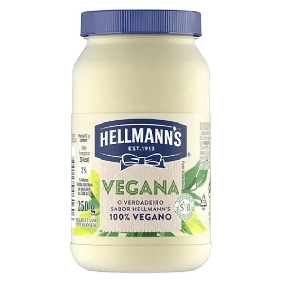 Detalhes do produto Maionese Hellmanns Pt 250Gr Unilever Vegana