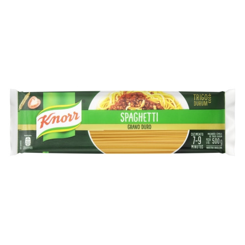 Detalhes do produto Macarrao Spaghetti Grano Duro 500Gr Knor .