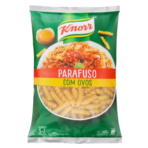 Detalhes do produto Macarrao Parafuso Knorr 500Gr Unilever Com Ovos