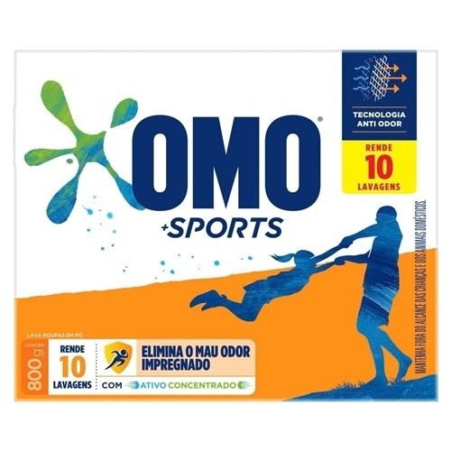 Detalhes do produto Lava Roupa Po Omo 800Gr Unilever Sports
