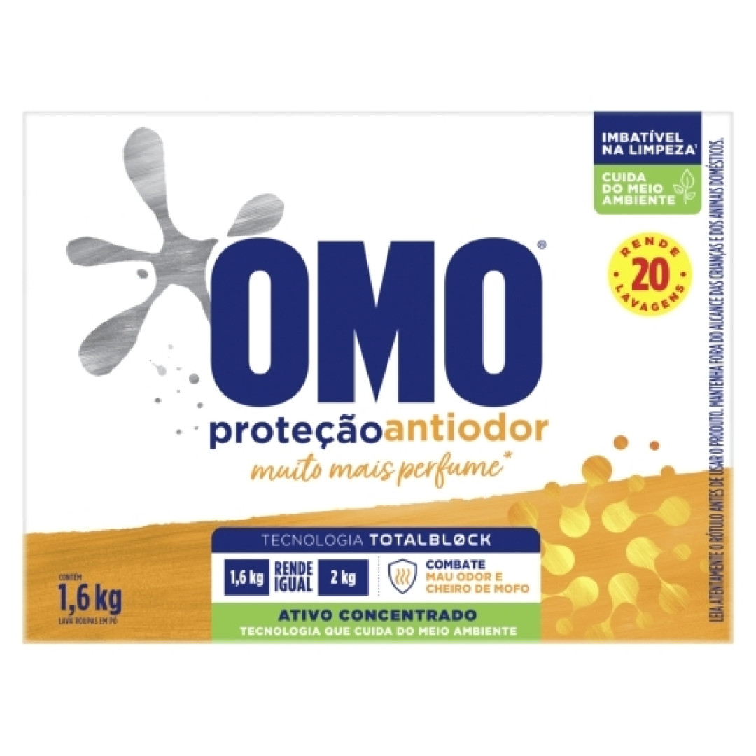 Detalhes do produto Lava Roupa Po Omo 1,6Kg Unilever Sports