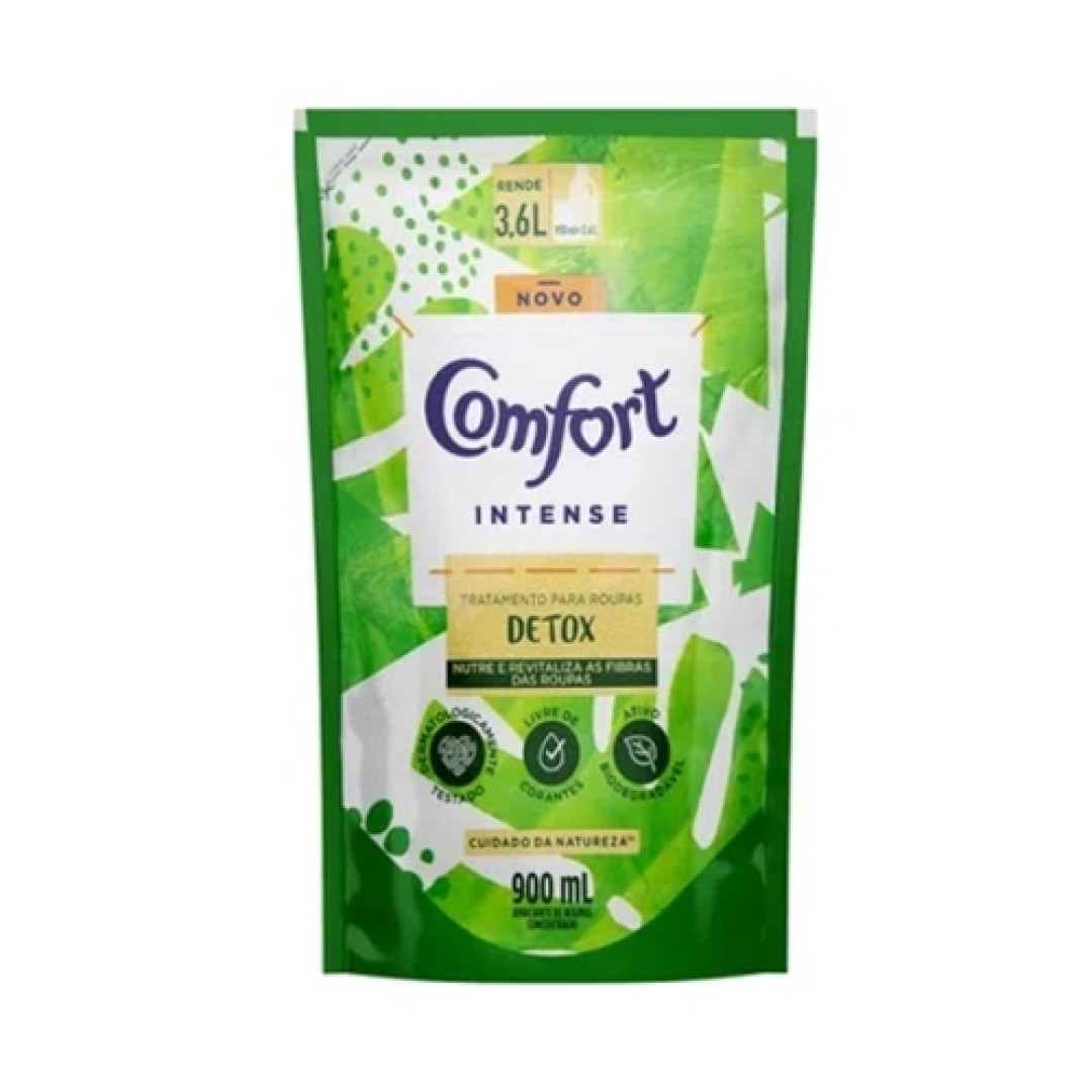 Detalhes do produto Amaciante Comfort Refil 900Ml Unilever Detox