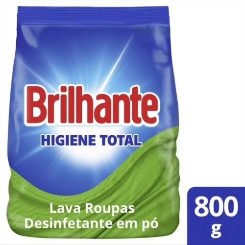 Detalhes do produto Lava Roupa Po Brilhante 800Gr Unilever Higiene Total