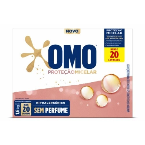Detalhes do produto Lava Roupa Po Omo 1,6Kg Unilever Protecao Micela