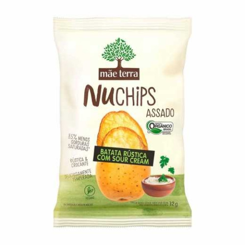 Detalhes do produto Snack Nuchips 32Gr Mae Terra Sour Cream