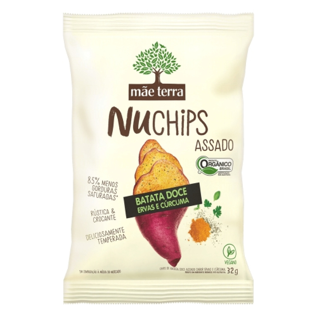 Detalhes do produto Snack Nuchips 32Gr Mae Terra Ervas.especiari