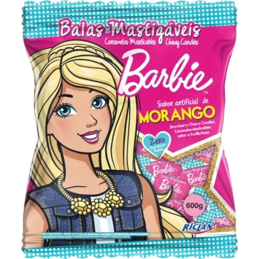 Detalhes do produto Bala Mast Barbie 600Gr Riclan Morango