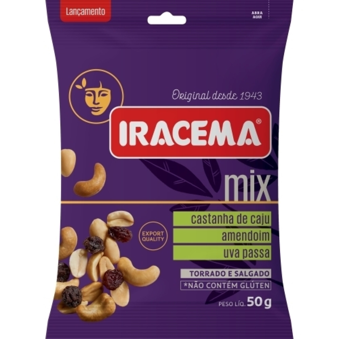 Detalhes do produto Mix Nuts 50Gr Iracema .