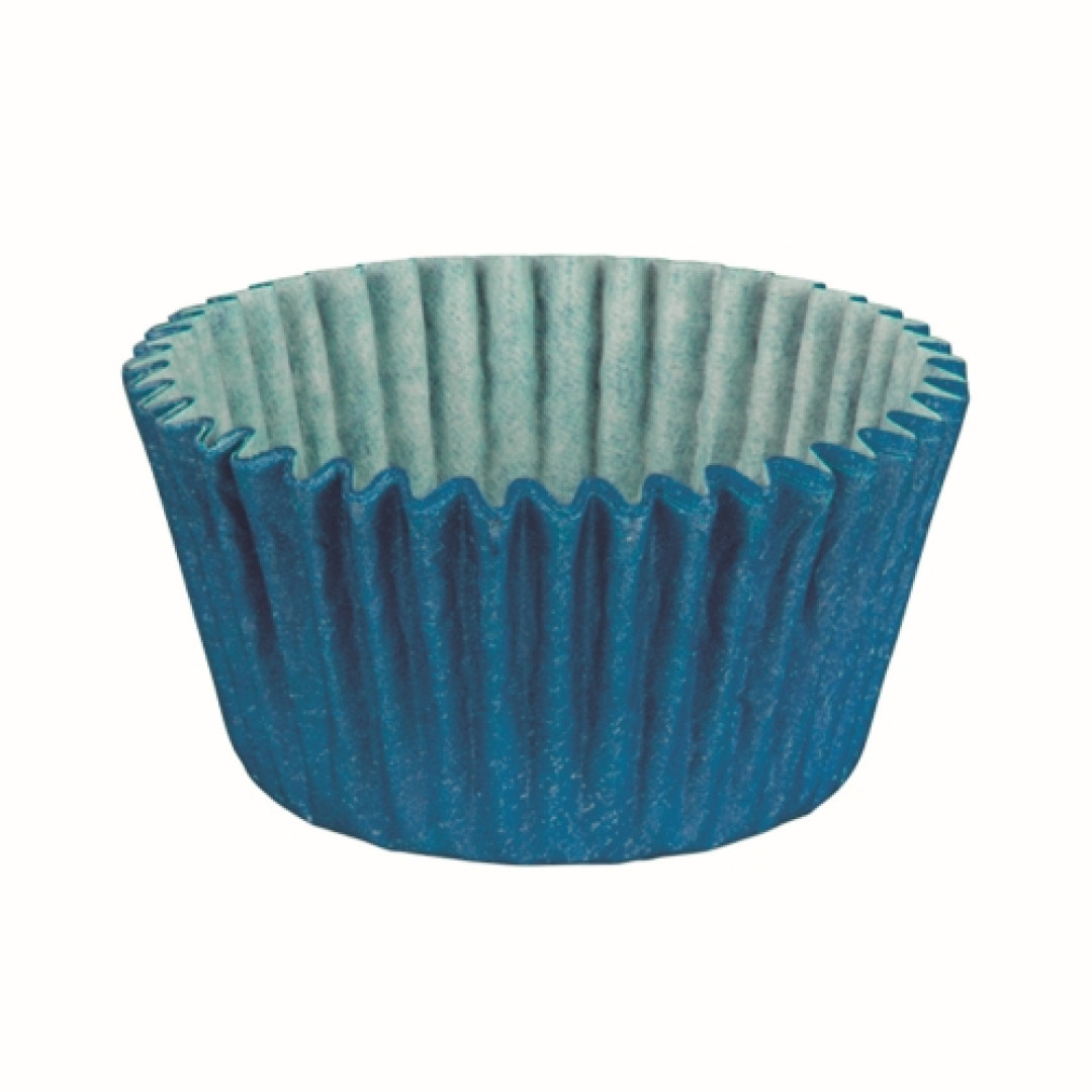 Detalhes do produto X Forminha Cupcake Papel 45Un Regina  Azul Royal
