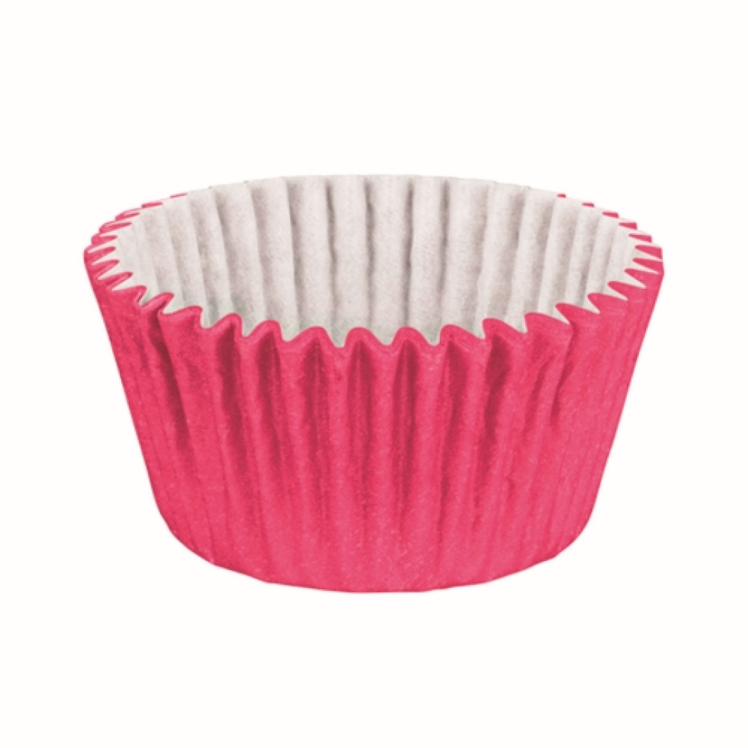 Detalhes do produto X Forminha Cupcake Papel 45Un Regina  Fucsia Pink