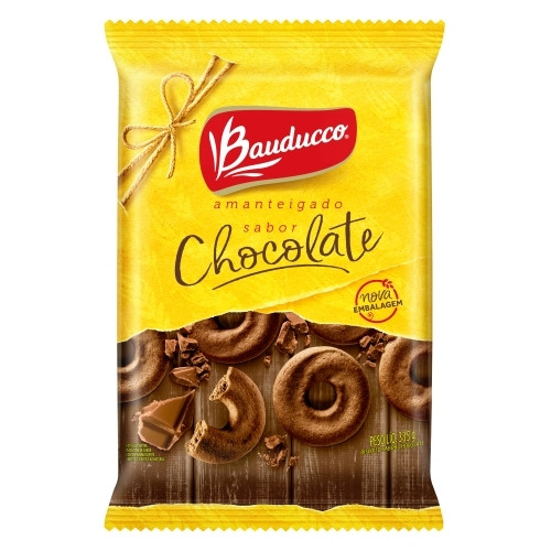Detalhes do produto Bisc Rosca Amanteigada 3X111Gr Bauducco Chocolate