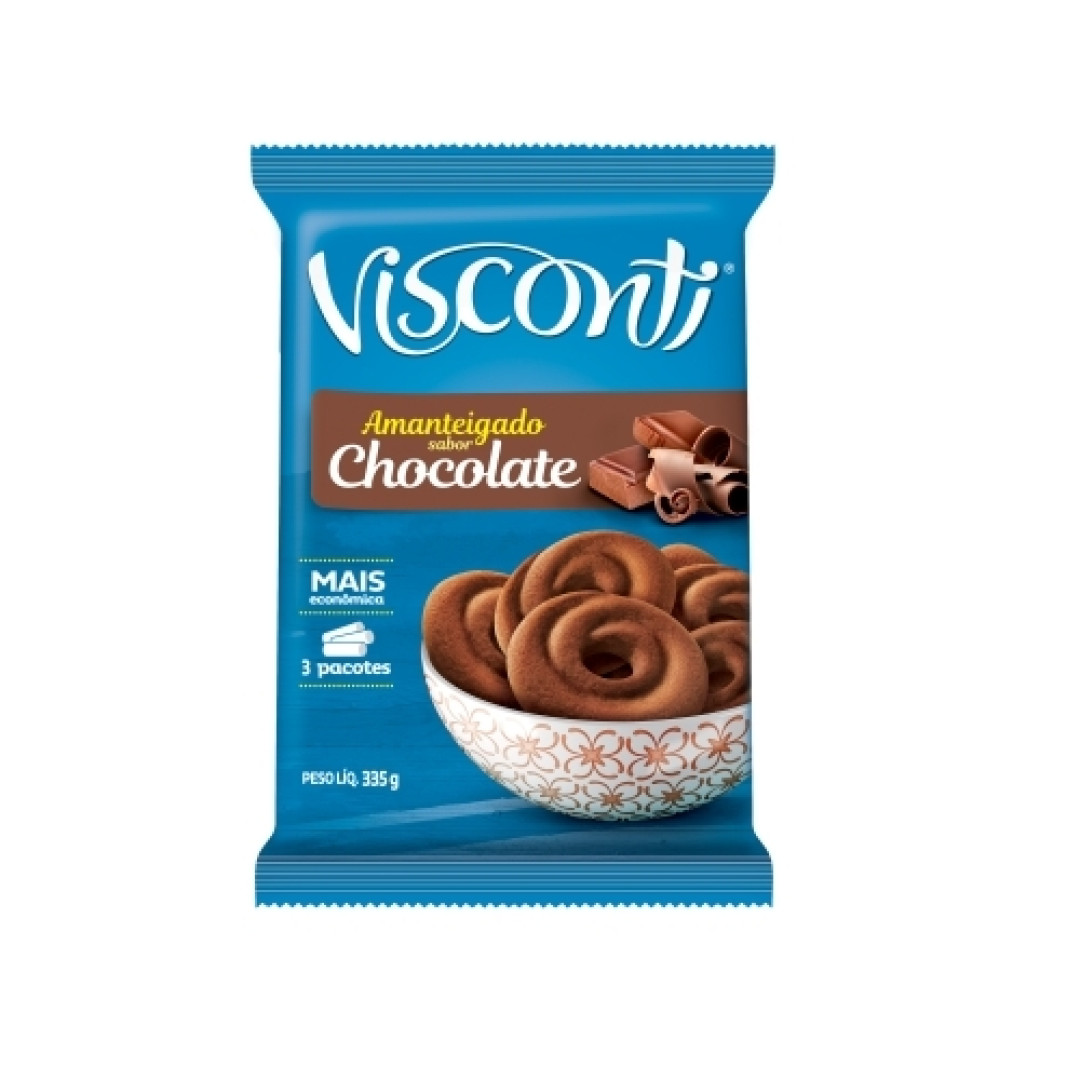 Detalhes do produto Bisc Amanteigado 3X111Gr Visconti Chocolate