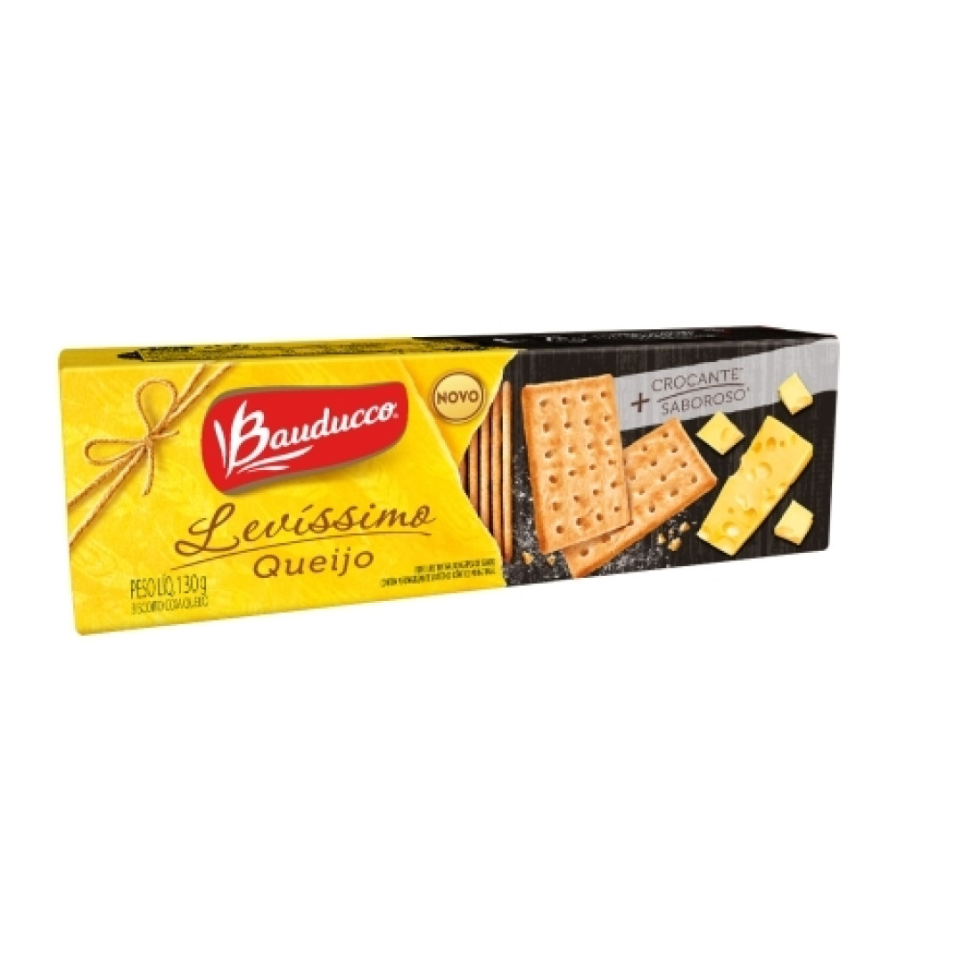 Detalhes do produto Bisc Cream Cracker Levissimo 130Gr Baudu Queijo