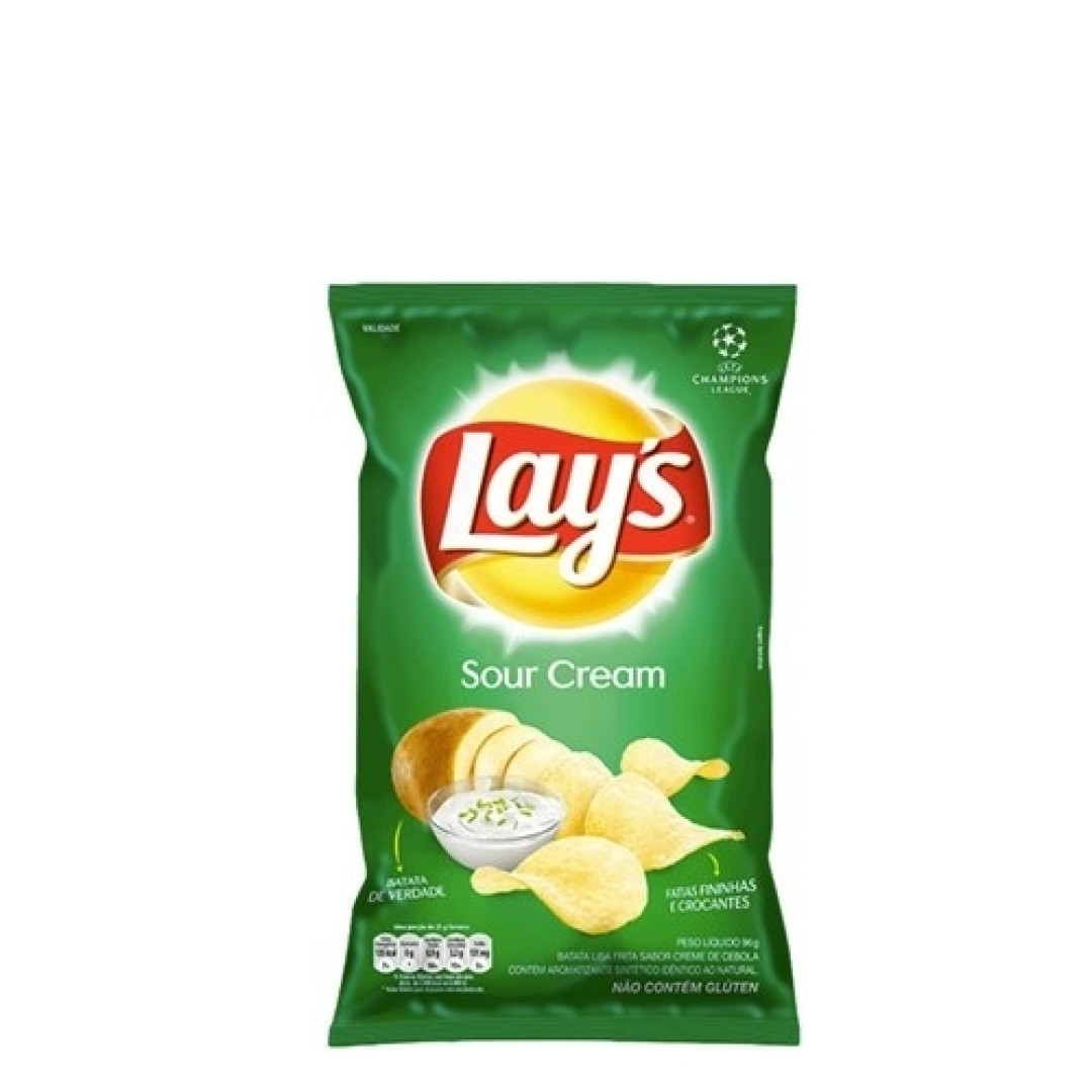 Detalhes do produto Batata Chips Lays 96Gr Elma Pepsico Sour Cream