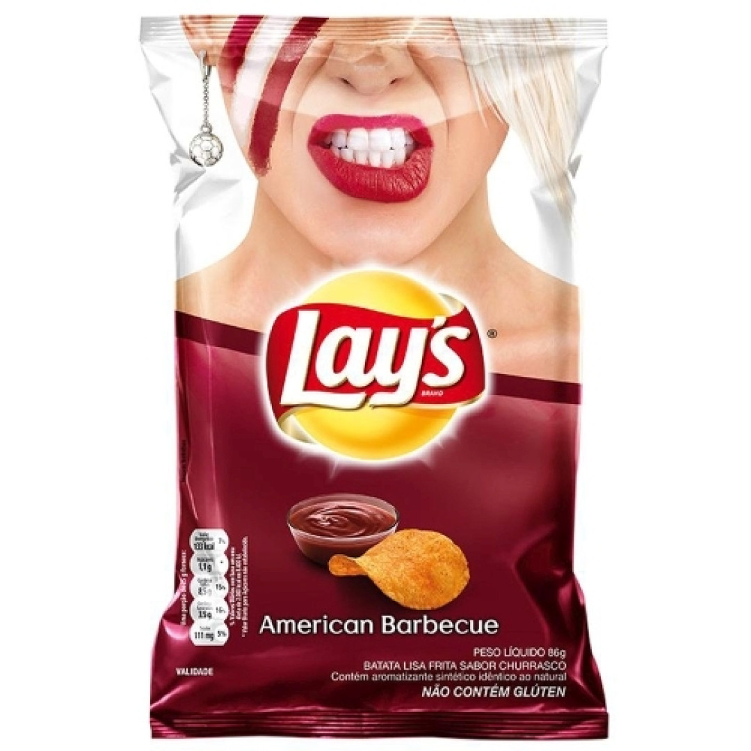 Detalhes do produto Batata Chips Lays 86Gr Elma Pepsico Americ Barbecue