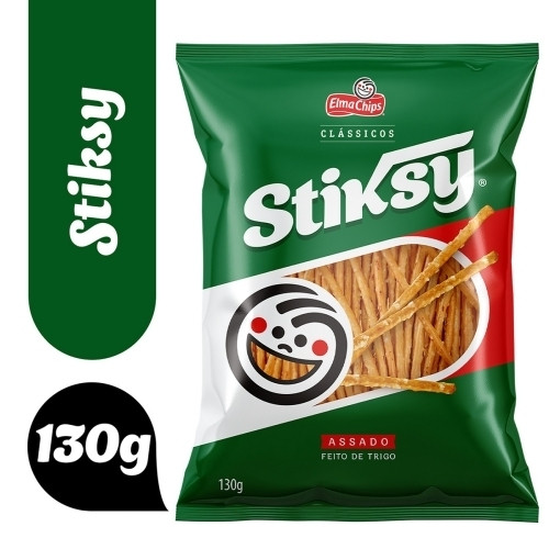 Detalhes do produto Salg Stiksy Palito 130Gr Elma Chips Peps Salgado
