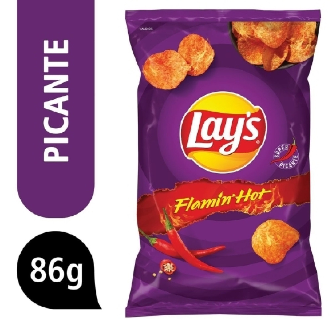 Detalhes do produto Batata Chips Lays Flamin Hot 86Gr Elma C Limao Picante