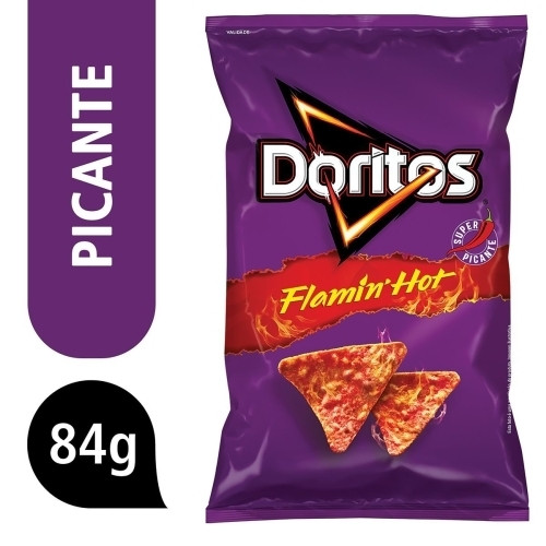 Detalhes do produto Salg Doritos Flamin Hot 84Gr Elma Chips Limao Picante