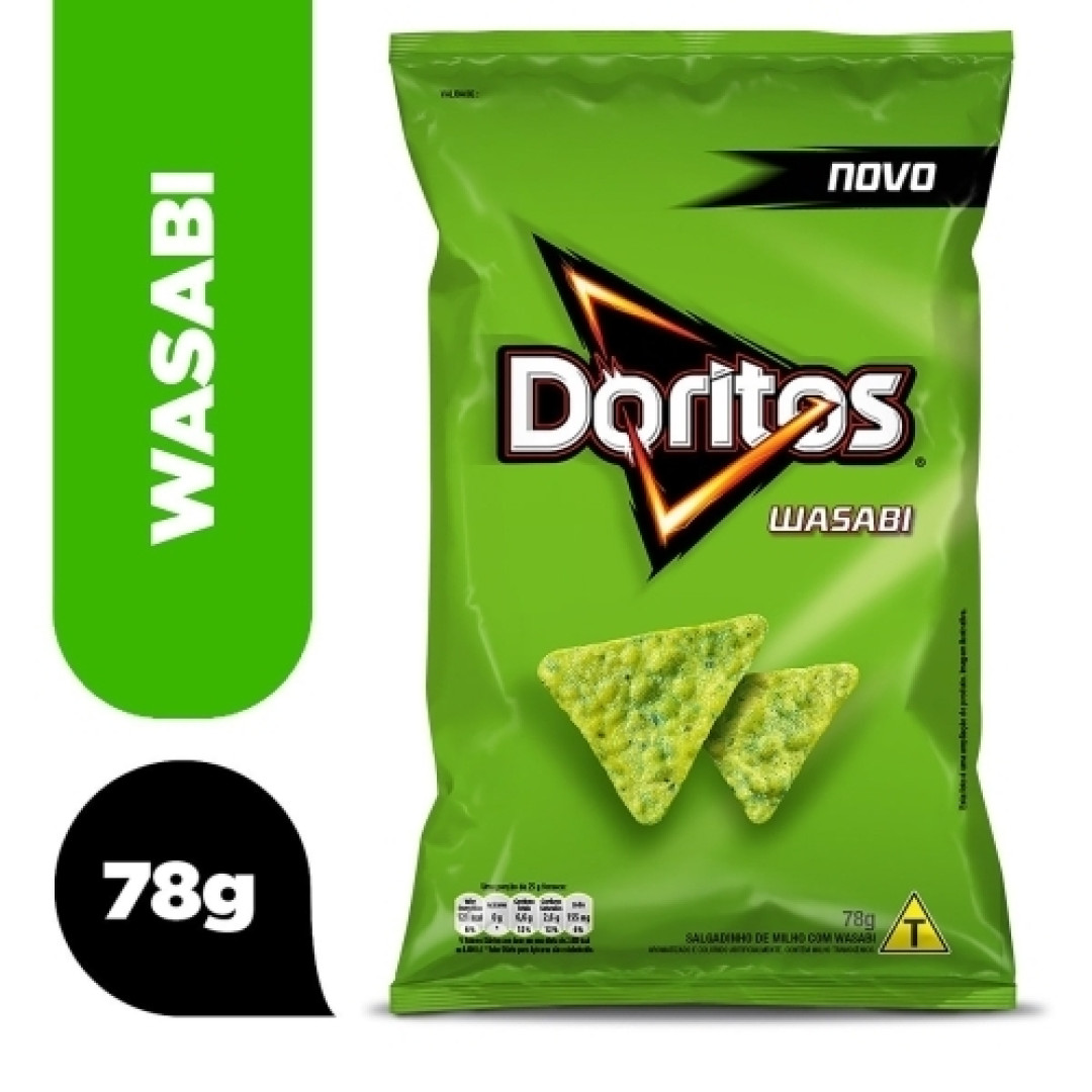 Detalhes do produto Salg Doritos 78Gr Pepsico Wasabi