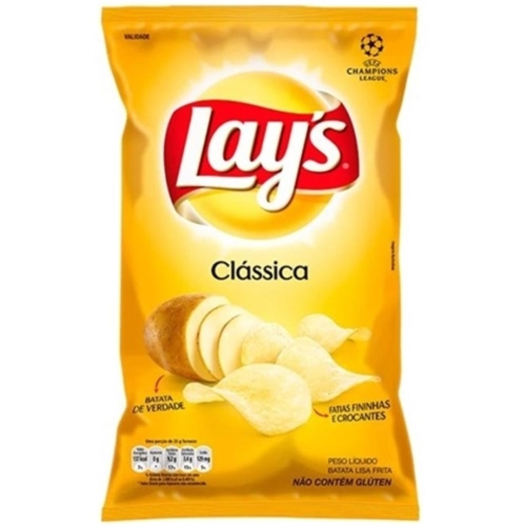 Detalhes do produto Batata Chips Lays 135Gr Pepsico Classica