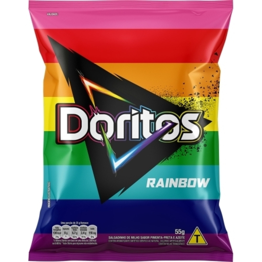 Detalhes do produto Salg Doritos Rainbow 55Gr Elma Chips Pimenta P.azeit