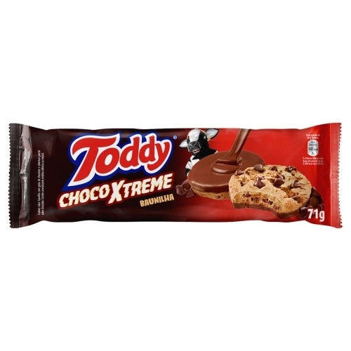 Detalhes do produto Bisc Cookies Toddy Chocoxtreme 71Gr Baunilha