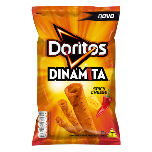 Detalhes do produto Salg Doritos Dinamita 84Gr Pepsico Spicy Cheese