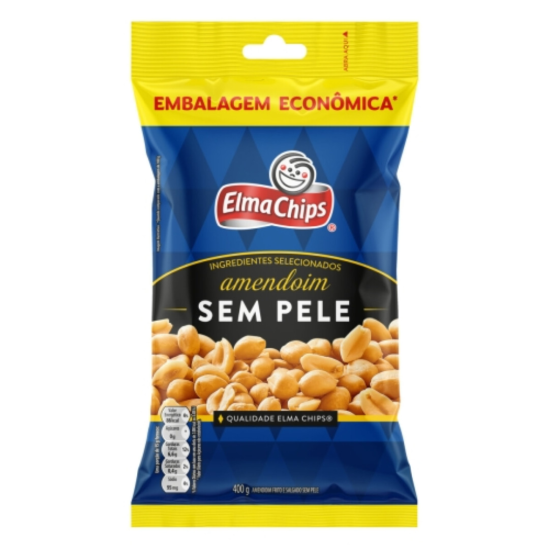 Detalhes do produto Amendoim 400Gr Elma Chips Sem Pele