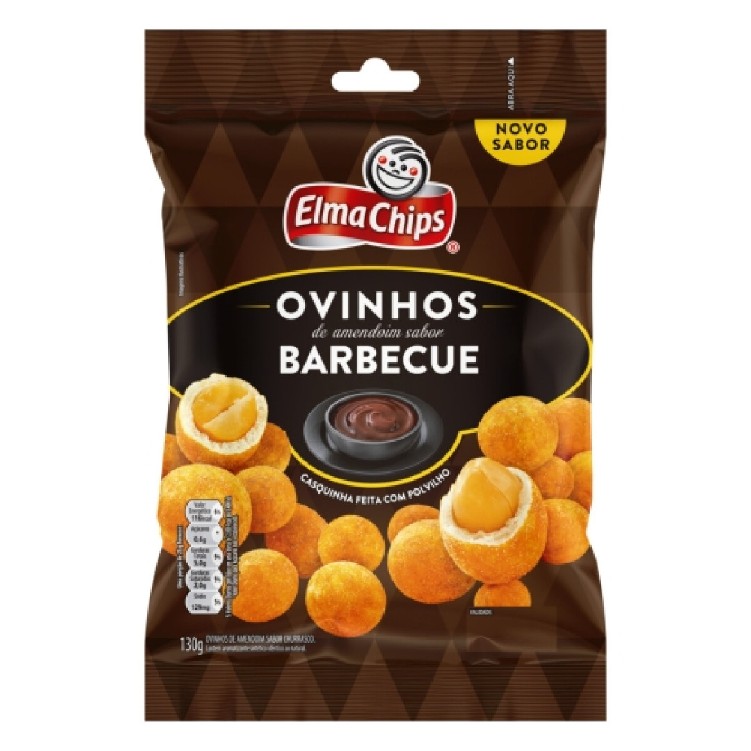 Detalhes do produto Ovinhos Amendoim 130Gr Elma Chips Barbecue