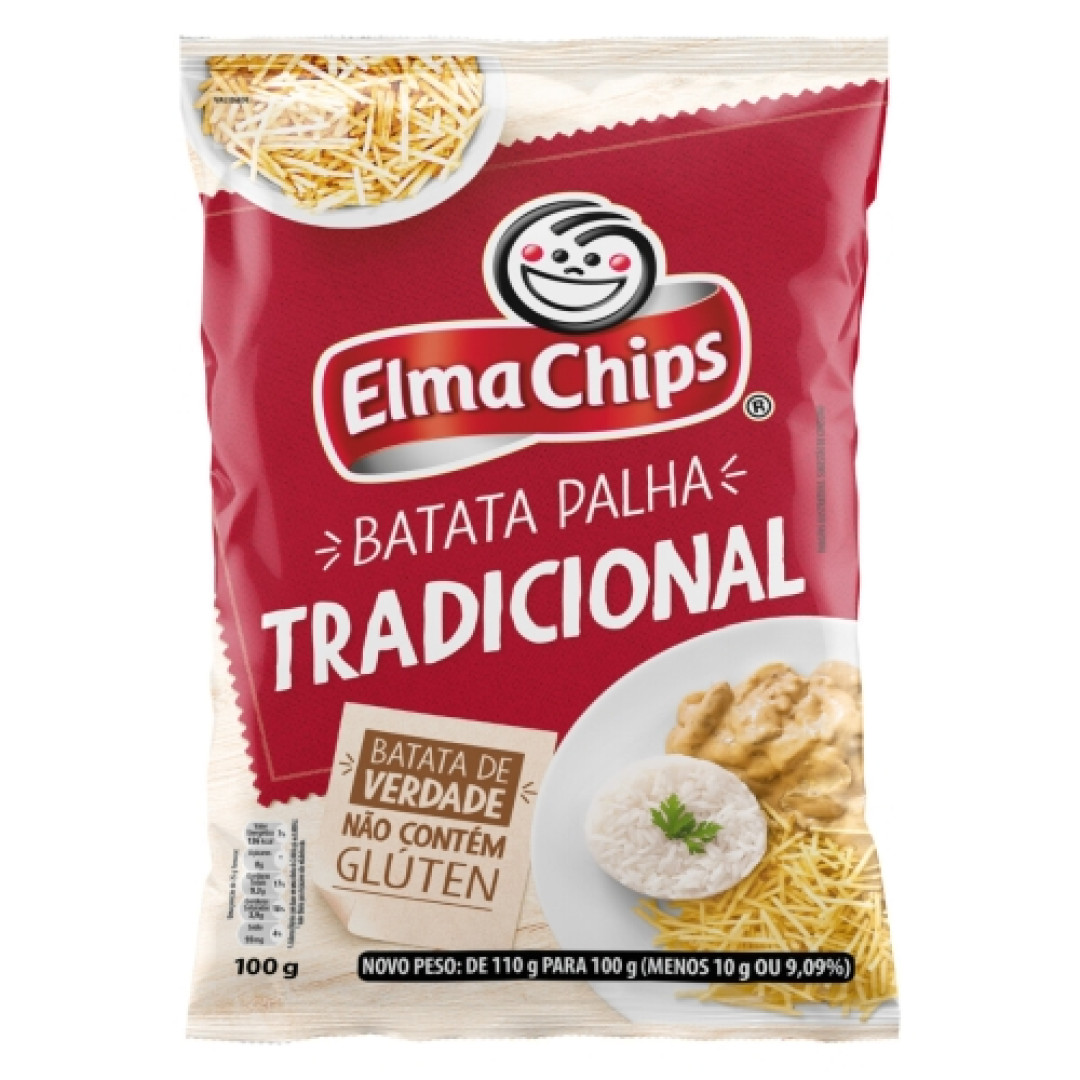 Detalhes do produto Batata Palha Na Mesa 100Gr Elma Chips Tradicional