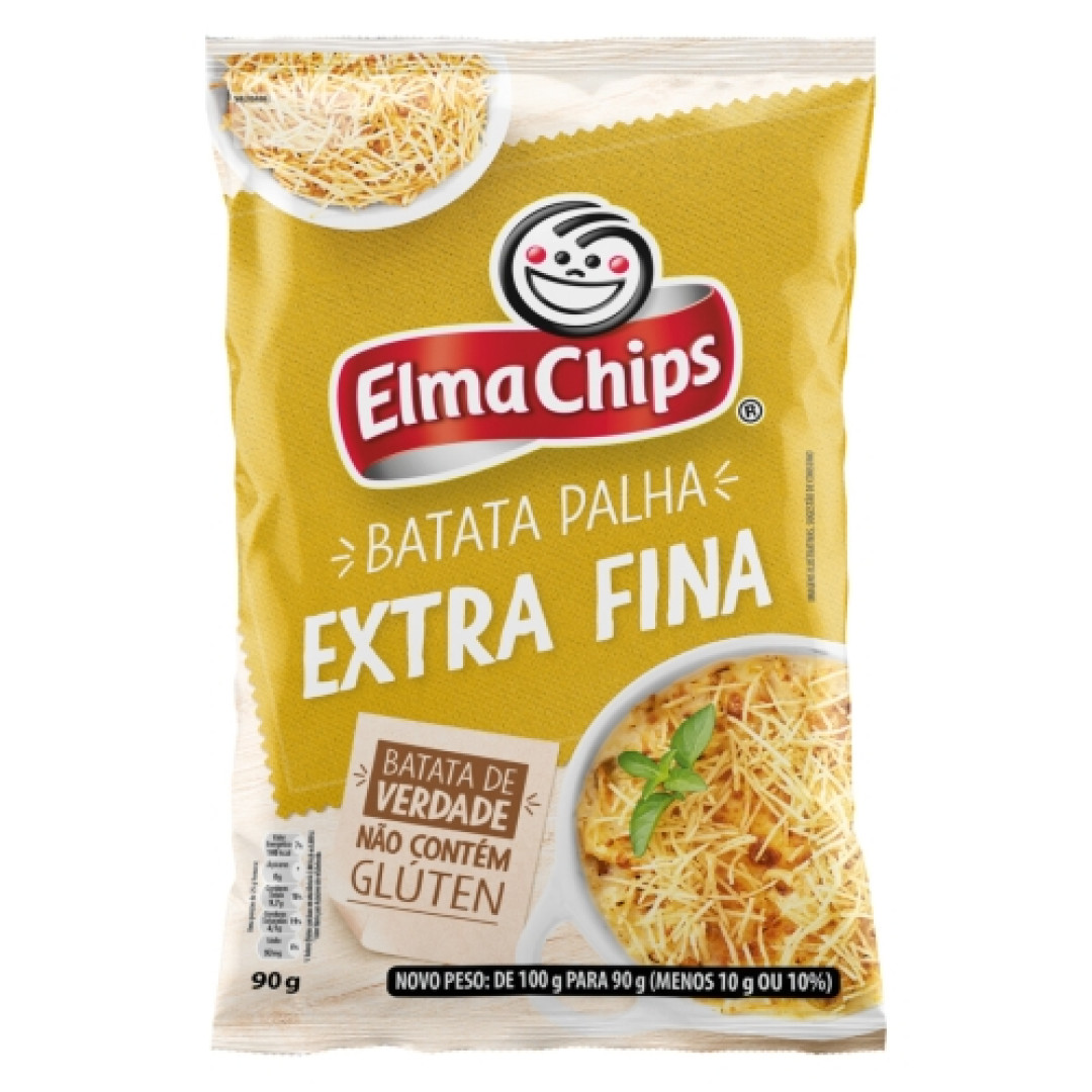 Detalhes do produto Batata Palha Na Mesa 90Gr Elma Chips Extra Fina