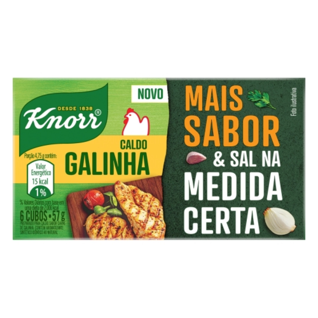 Detalhes do produto Caldo Tablete Knorr 57Gr 6Un Unilever Galinha