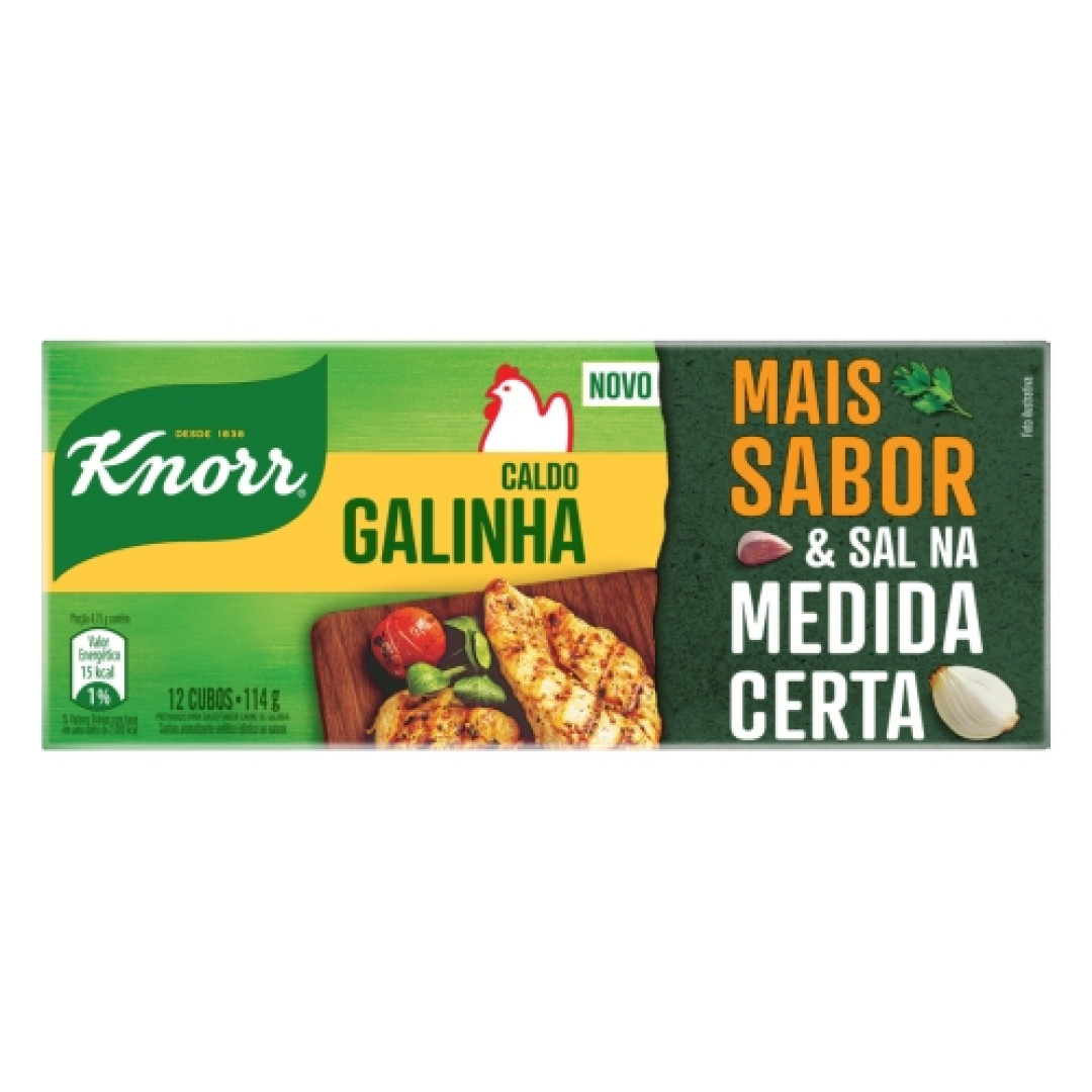 Detalhes do produto Caldo Tablete Knorr 114Gr 12Un Unilever Galinha