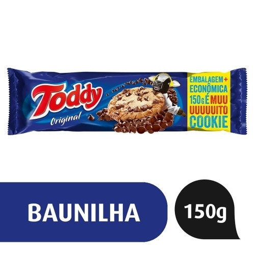 Detalhes do produto Bisc Cookies Toddy Pc 150Gr Mabel Baunilha.choc