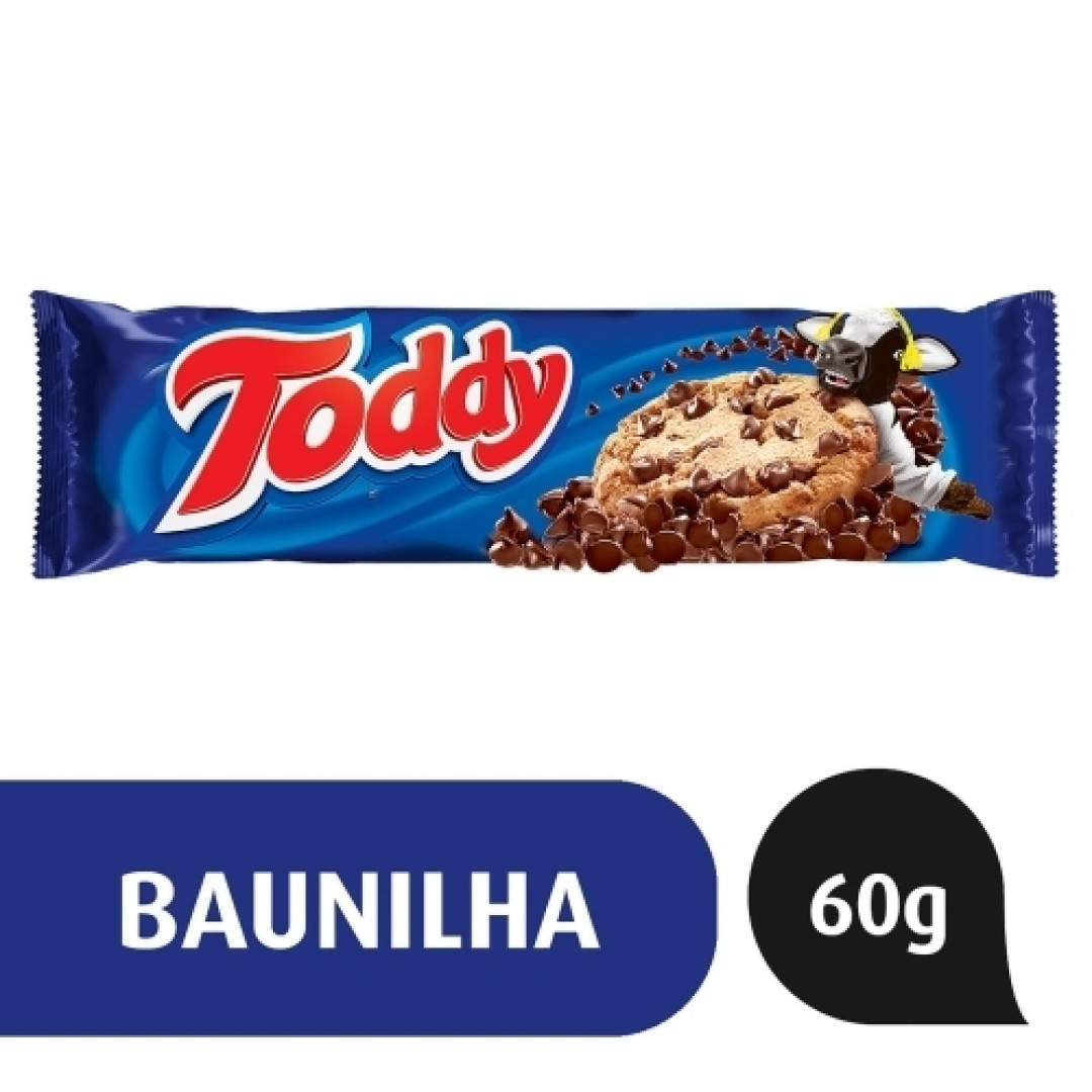 Detalhes do produto Bisc Cookies Toddy Pc 60Gr Mabel Baunilha.choc