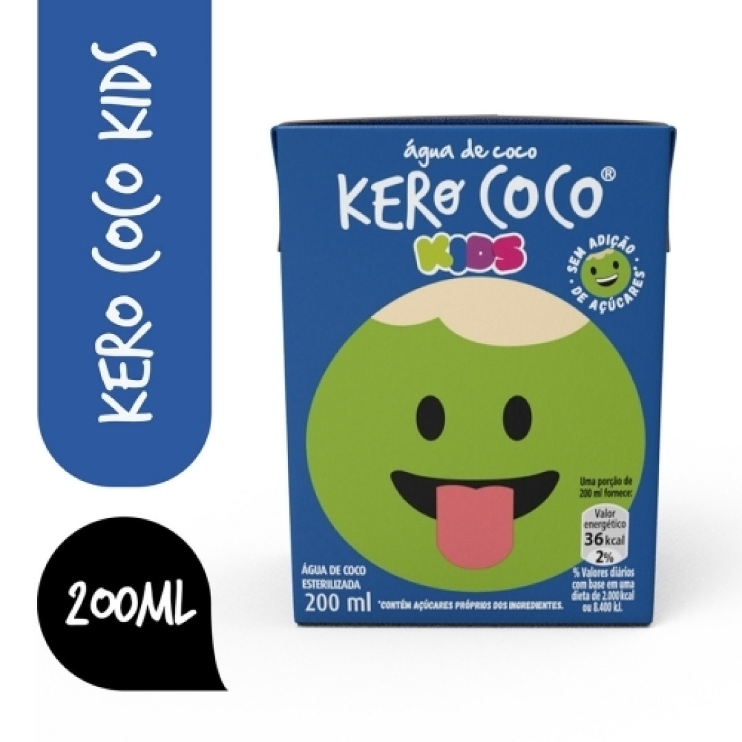 Detalhes do produto Agua Coco Kids 200Ml Kero Coco Coco