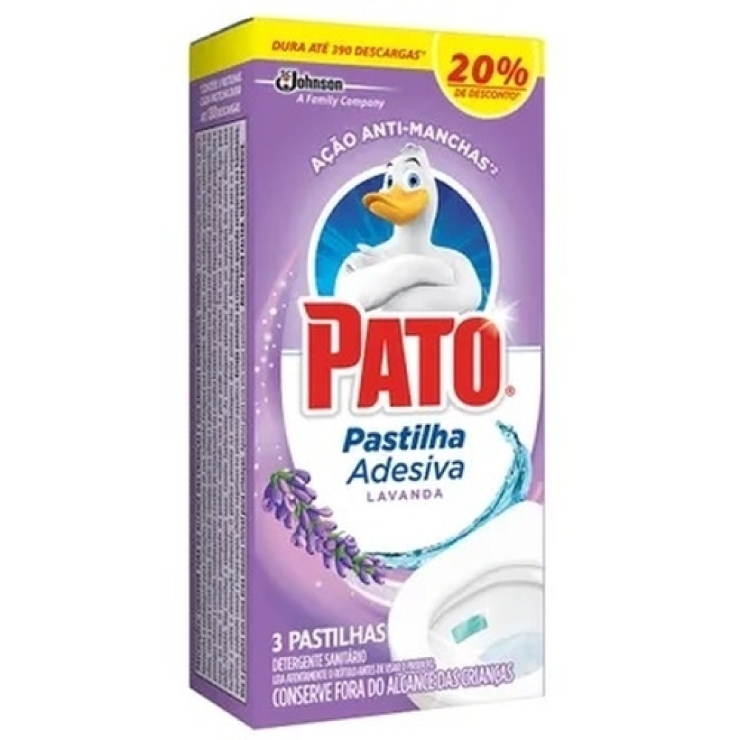 Detalhes do produto Past Sanit Ades Pato 3Un Johnson Lavanda