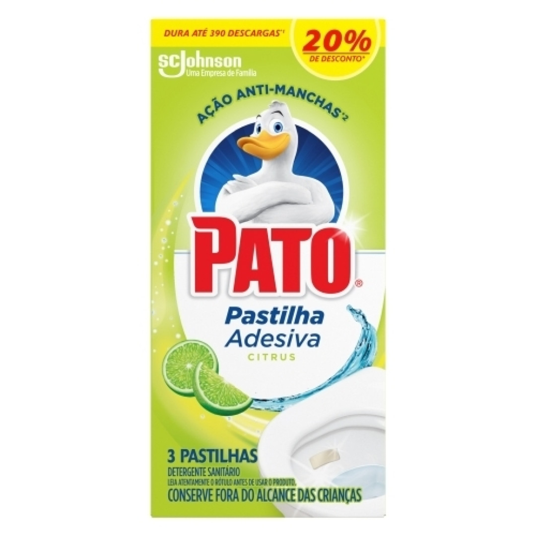 Detalhes do produto Past Sanit Ades Pato 3Un Johnson Citrus