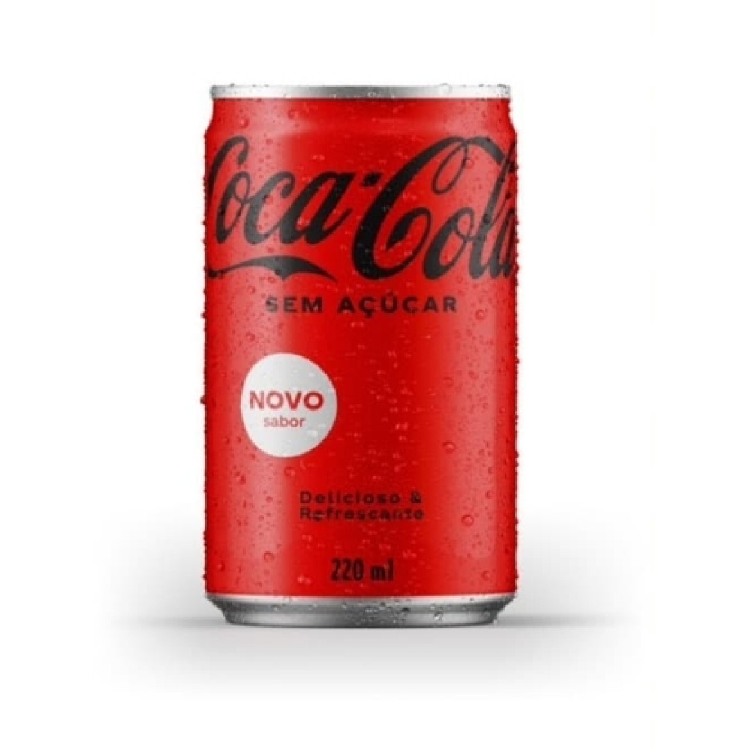 Detalhes do produto Refrig Coca Cola Zero Mini Lt 220Ml .