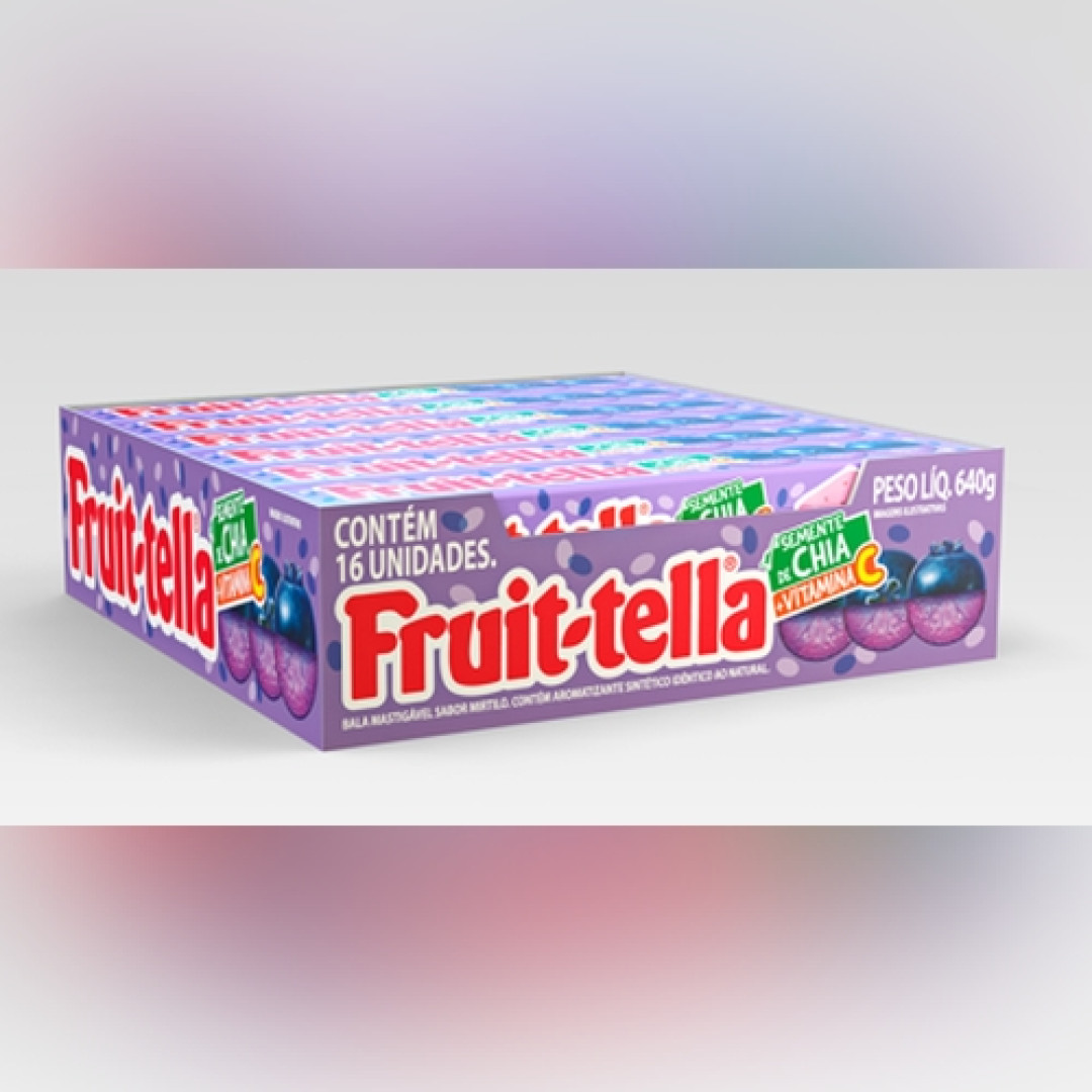 Detalhes do produto Bala Mast Fruitella Dp 16X40Gr Van Melle Blueberry