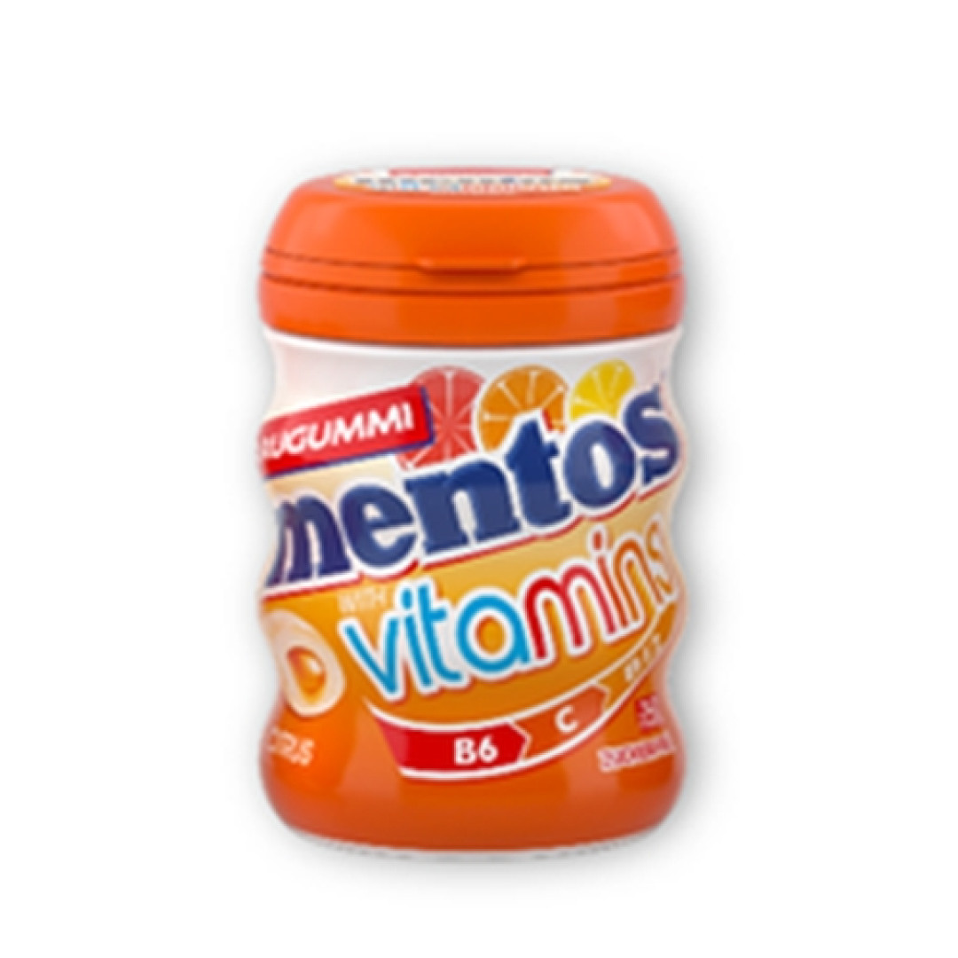 Detalhes do produto Chicle Mentos Vitamins Gf 48Gr Van Melle Citrus