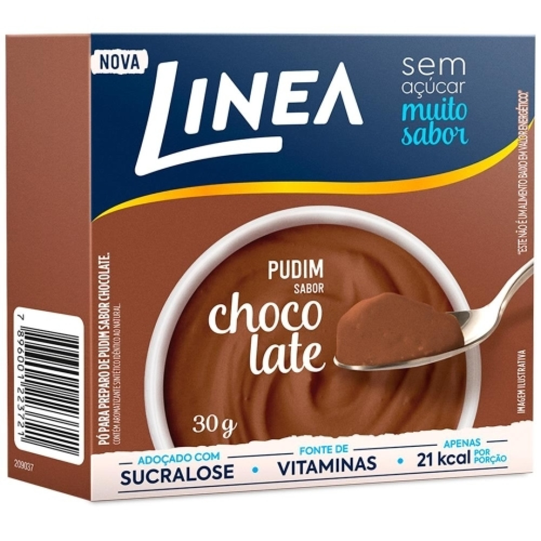 Detalhes do produto Pudim Po 30Gr Linea Chocolate