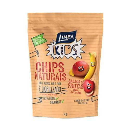 Detalhes do produto Chips Natural Liofiliz Kids Pc 12Gr Line Salada Frutas