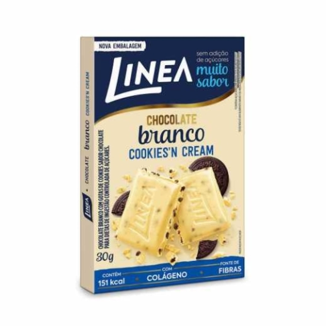 Detalhes do produto Choc Zero Acucar 30Gr Linea Cookies Cream