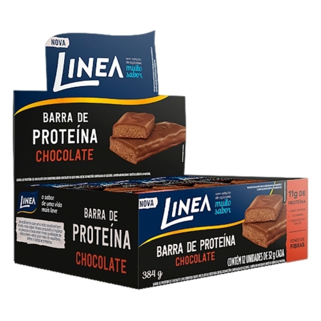Detalhes do produto Barra Proteina Dp 12X32Gr Linea Chocolate
