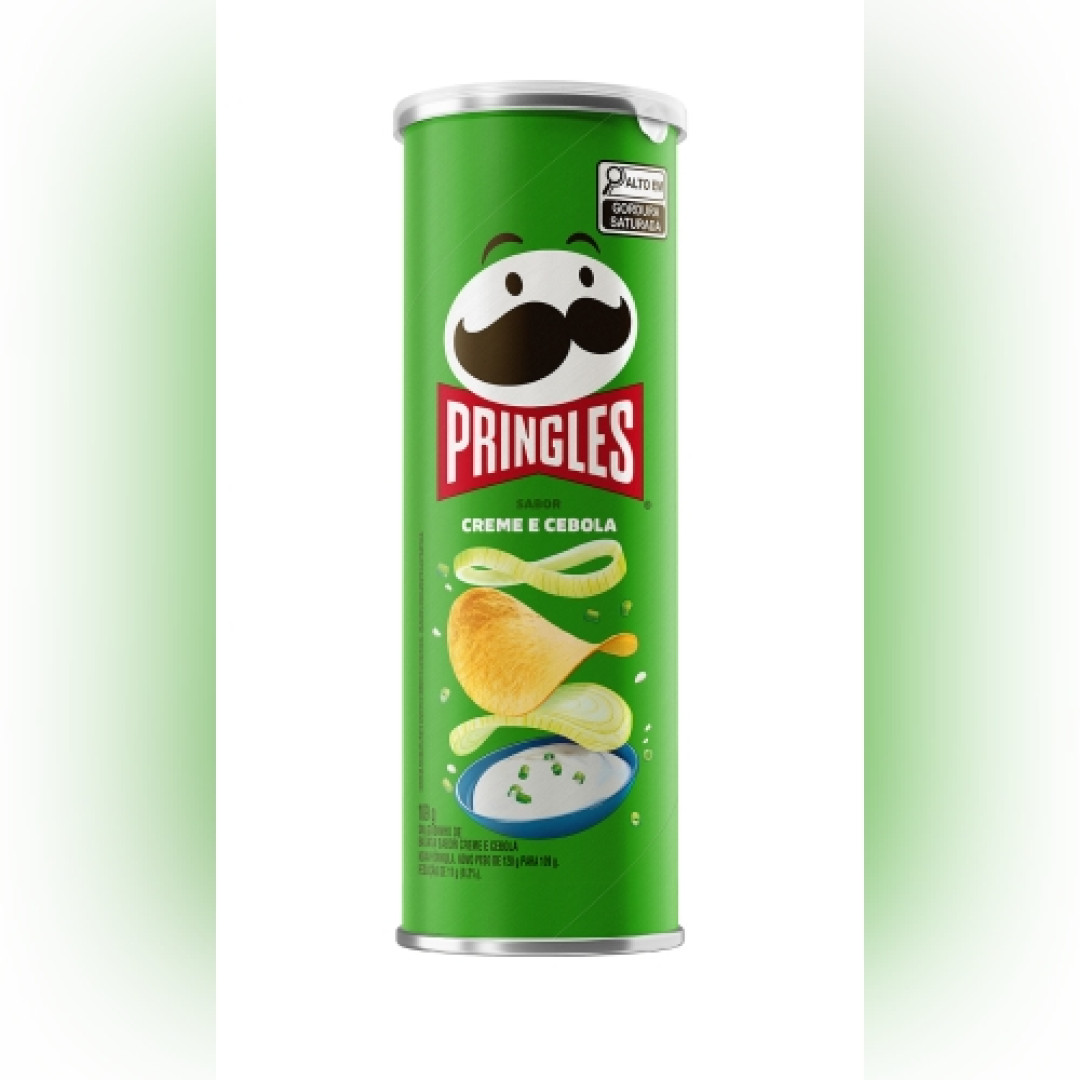 Detalhes do produto Batata Chips 109Gr Pringles Creme Cebola