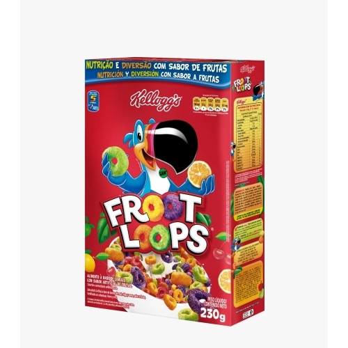 Detalhes do produto Cereal Froot Loops 230Gr Kelloggs Frutas