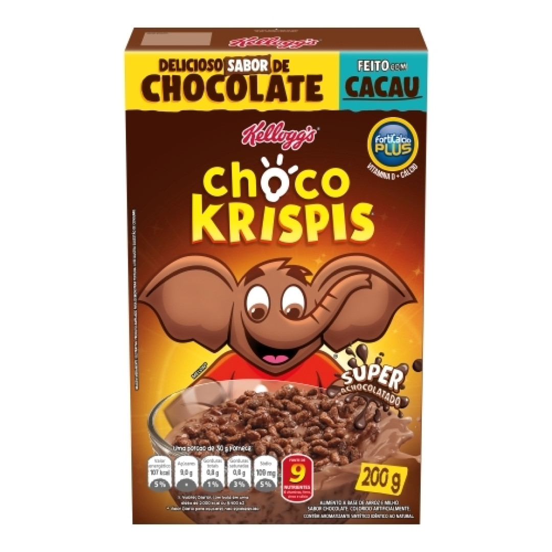 Detalhes do produto Cereal Choco Krispis 200Gr Kelloggs Chocolate