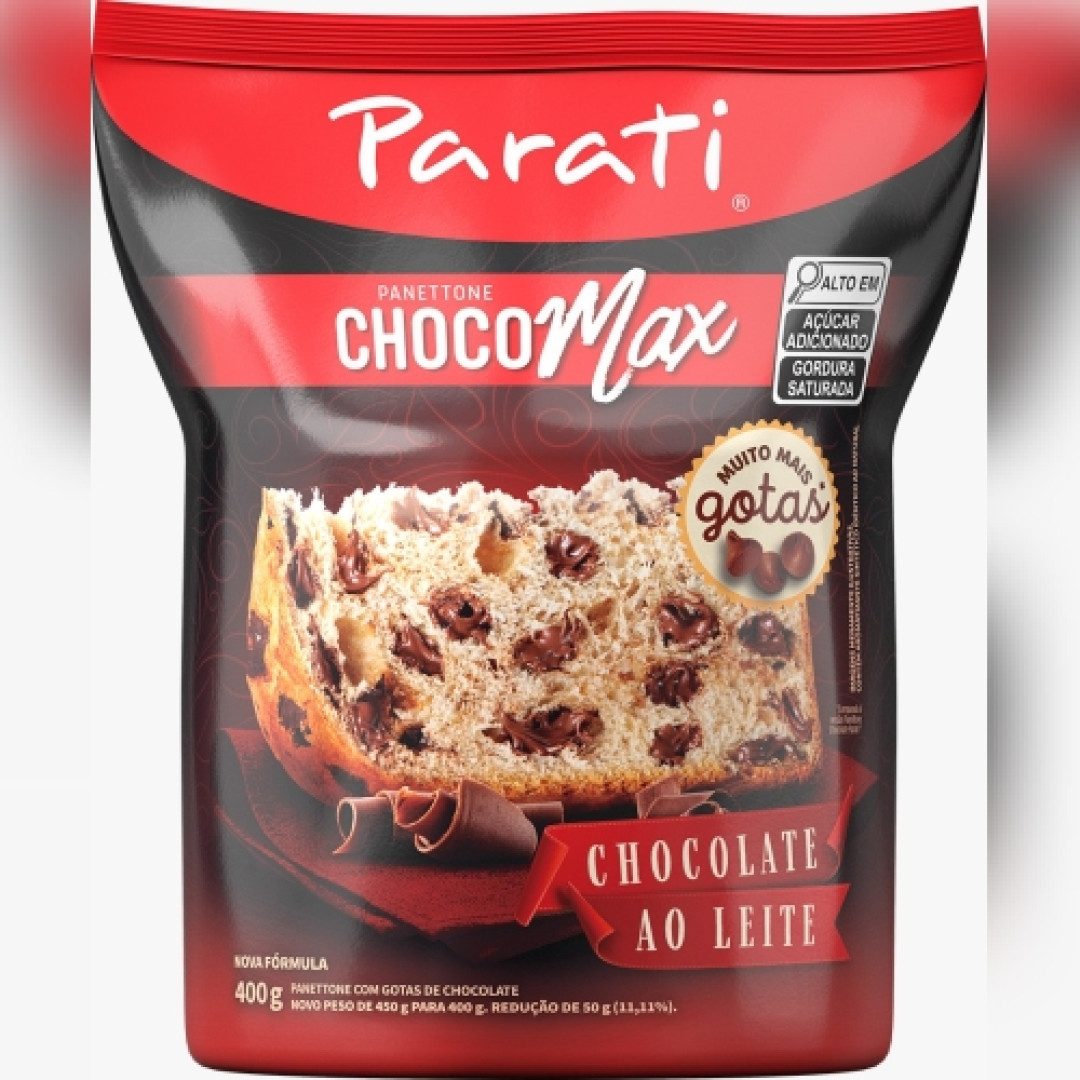 Detalhes do produto Panettone Chocomax 400Gr Parati Chocolate